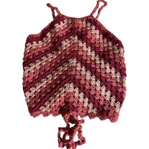 Women’s Hand Crochet by Me Halter Top Bralet